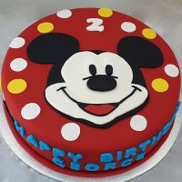 Mickey Mouse and Dots Cake